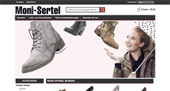 Desktop Screenshot of moni-sertel.de